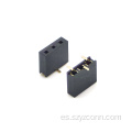 Conector de cabecera hembra de paso de 2,54 mm SMT 3P